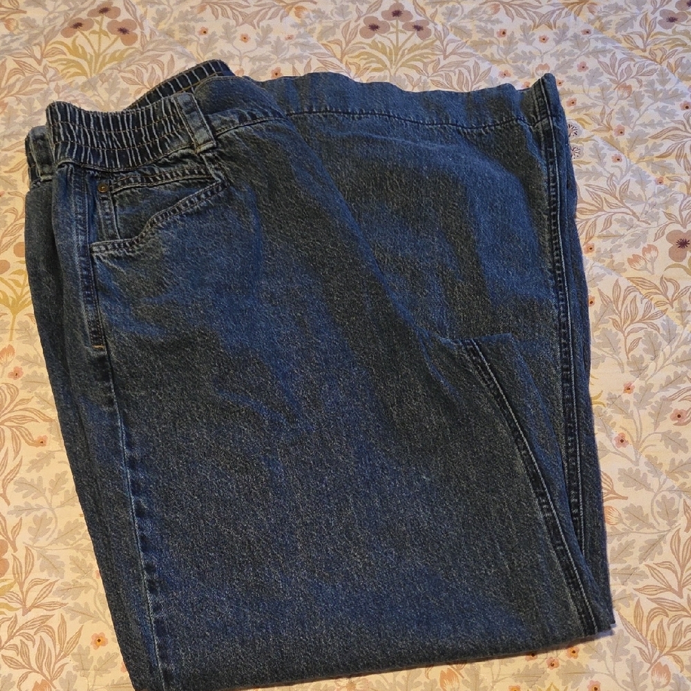 Democracy Wide Leg Blue Jeans Size 16 - Picture 7 of 7